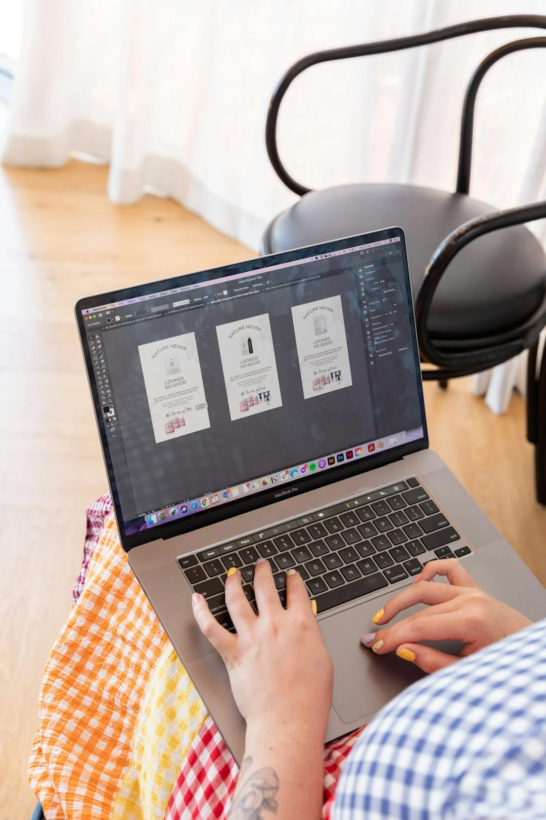 Close-up of various marketing documents on a desk, perfect for business and strategy discussions.